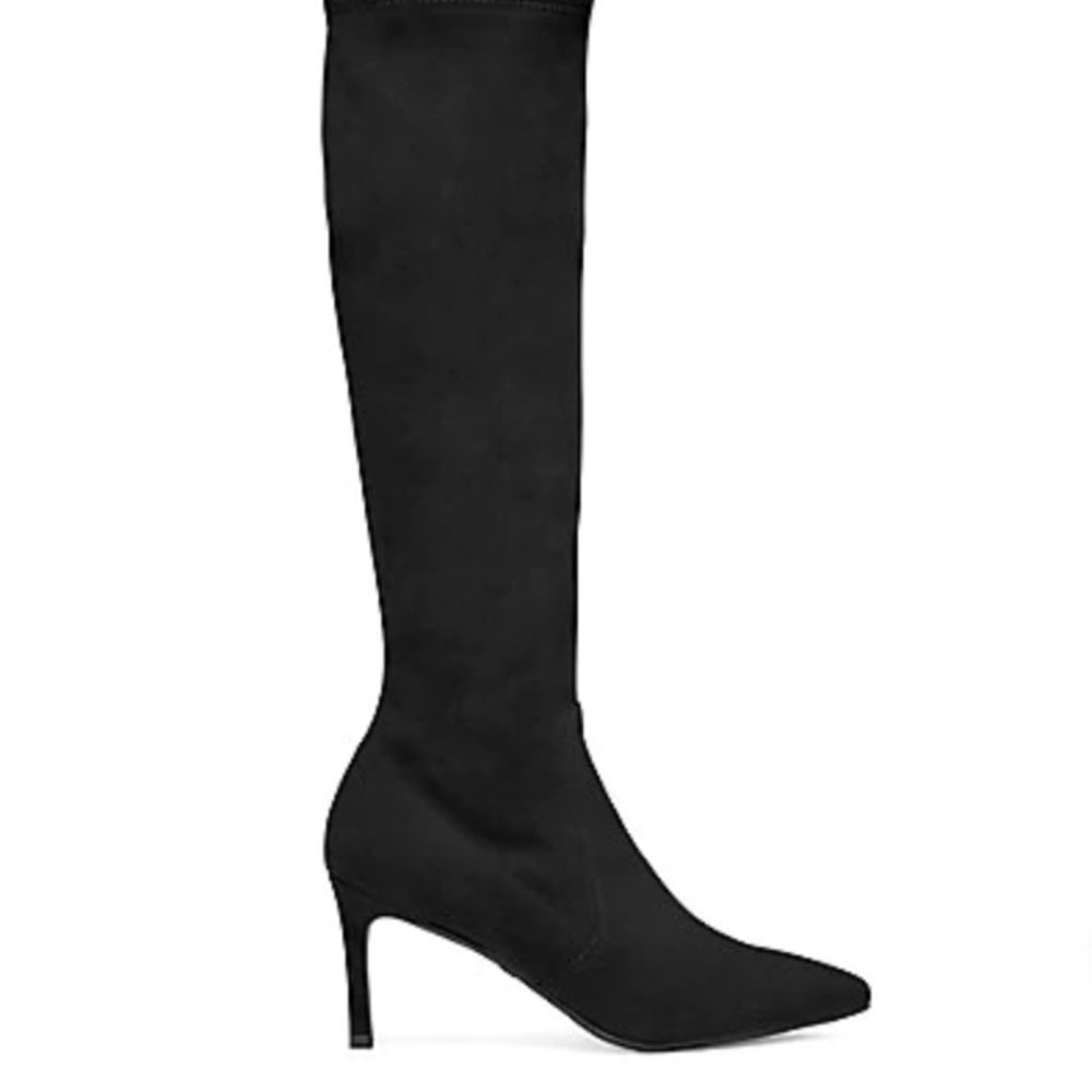 Stuart Weitzman  Wanessa 75 black stretch boots